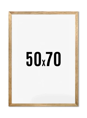 Rama dębowa 50x70 cm do zdjęć i plakatów