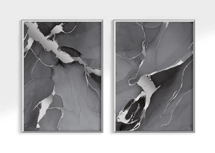 Grey marble zestaw_srebrna rama.webp